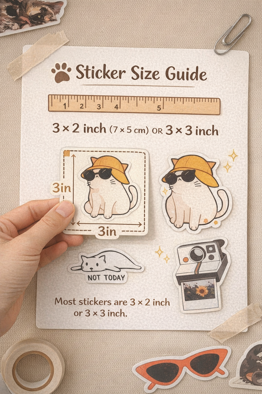 Cats Collection Stickers š¾ | Aesthetic Laptop Stickers | Artea.pk