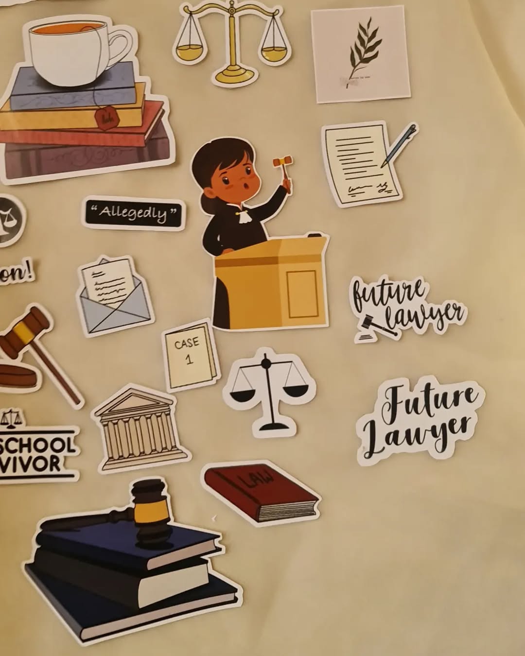 Law School Sticker Set – cute study stickers for students & journals – Artea.pk