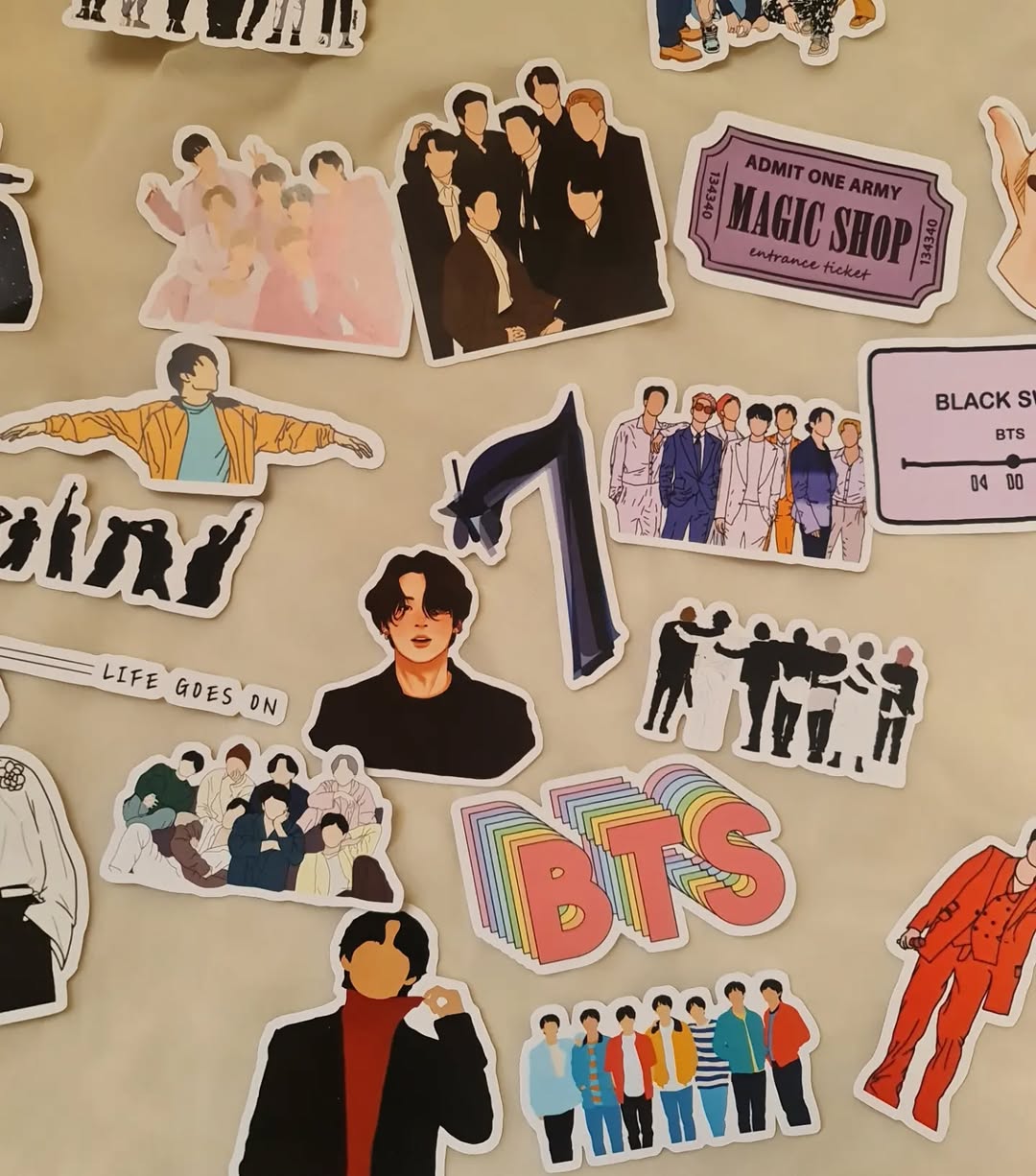 BTS Collection – limited edition Kpop stickers for fans in Pakistan – Artea.pk